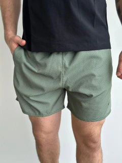 Shorts Acostamento Sport Mini Lines Verde