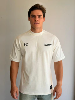 Camiseta The Hopers Oversized F1 Off-White