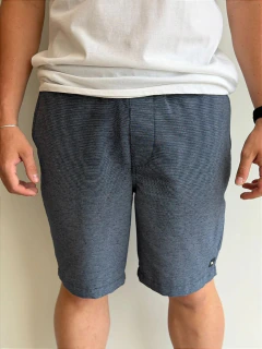 Bermuda Acostamento Casual Azul Marinho