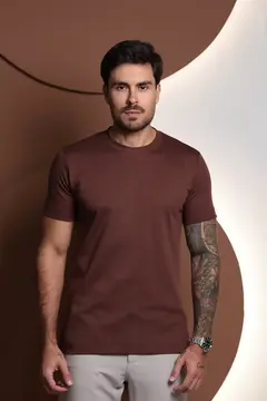 Camiseta Fb Exclusive Básica Premium Marrom