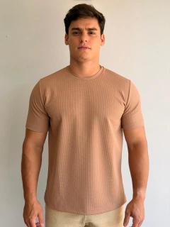 Camiseta Riviera Básica Caqui