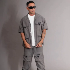 Conjunto The Hopers Pocket Cinza