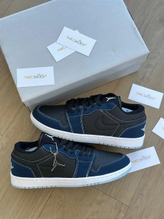 AIR JORDAN LOW 1 AZUL/ PTO