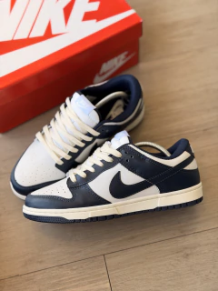 DUNK LOW SB BEGE/ AZUL MARINHO