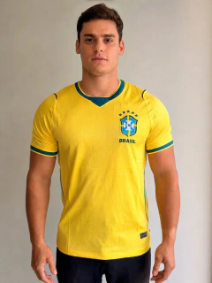 Camiseta Tailandesa Brasil Amarela Torcedor 2026/27