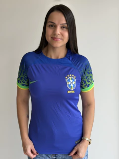 Camiseta Nacional Brasil Retro Azul