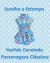 Vestido Canelado Pet Personagens Clássicos