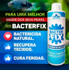 Bacter Fix 100ml - Bactericida Fungicida Peixes Aquário - WaterMello Aquarismo Plantado