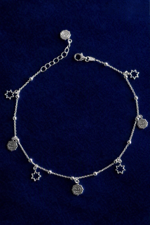 Tobillera de Sol y Estrellas
