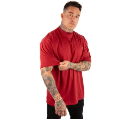 Imagem do CAMISETA OVERSIZED MALHÃO LISA BORDÔ