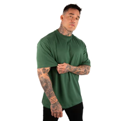 CAMISETA OVERSIZED MALHÃO LISA VERDE - AGYA