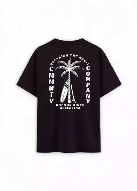 Remera CMMNTY Relax "palmera"