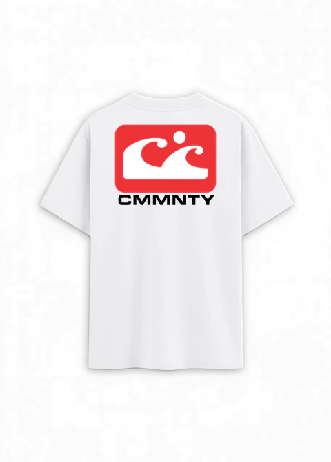 Remera CMMNTY Relax "Wave commnty"