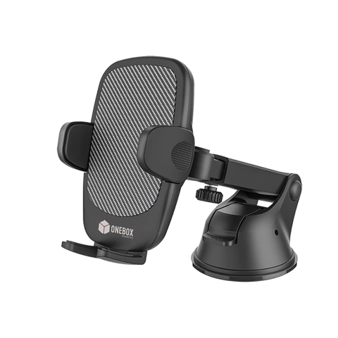 SOPORTE CELULAR ONEBOX OB-CV5 PARA TABLERO / PARABRISAS DE AUTO EXTENSIBLE VENTOSA DE 3.5" A 6.5"