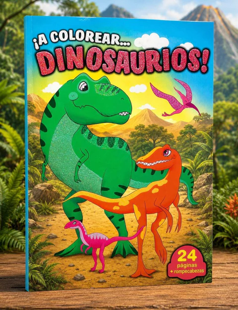 ¡A COLOREAR... DINOSAURIOS!