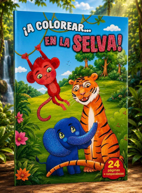 ¡A COLOREAR... EN LA SELVA!