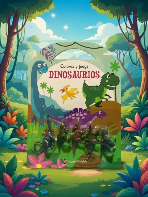 Colorea y Juega: DINOSAURIOS