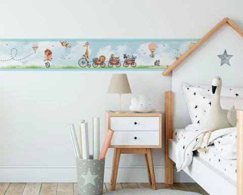 Faixa Decorativa Safari Baby Passeio Divertido