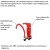 Torneira de Parede Acqua Premium Vermelho Cromada com Filtro Acquabios - comprar online