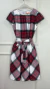 Vestido infantil xadrez com cinto na internet