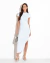 Saia Stella Midi Em Malha Off White - comprar online