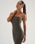 Vestido Tomara Que Caia Em Bengaline Paula Verde Militar - comprar online