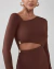Vestido Amanda Com Fenda Marrom na internet
