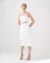Vestido Simone Em Crepe Off White - comprar online