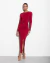 Vestido Isa Em Malha Vermelho
