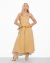 Vestido Delphine Tomara que Caia Bege - comprar online