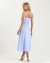 Imagem do Vestido Fiorena em Tricoline Azul