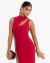 Vestido Dina Midi Em Bengaline Vermelho na internet
