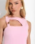 Vestido Aracy Em Alfaiataria Lisa Rosa - Talgui Store