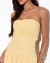 Vestido Alexia Em Tricoline Amarelo na internet
