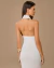 Vestido Elen Midi Em Malha Off White - comprar online
