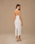 Vestido Elen Midi Em Malha Off White na internet