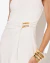 Vestido Cami Em Bengaline Off White - Talgui Store