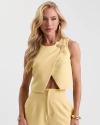 Colete Anele em Alfaiataria Amarelo - comprar online