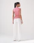 Blusa Iza Em Malha Rosa na internet
