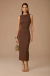 Vestido Martina Marrom