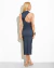 Vestido Iná Em Bengaline Azul Jeans - comprar online