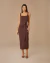 Vestido Maressa Marrom
