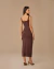 Vestido Maressa Marrom - Talgui Store