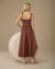 Vestido Ursula Marrom - Talgui Store
