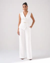 Macacão Theodora Em Alfaiataria Off White - comprar online