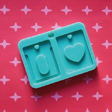 Molde Mini Passcase Corazón