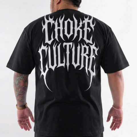 Camiseta Oversized Choke Culture - CHOKE CULTURE GOTH