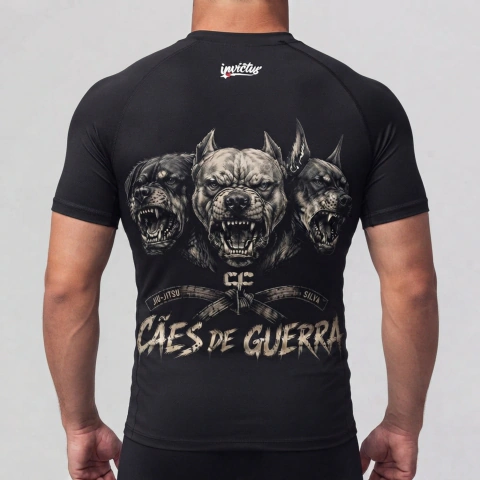 Rashguard Choke Culture Manga Curta - CÃES DE GUERRA