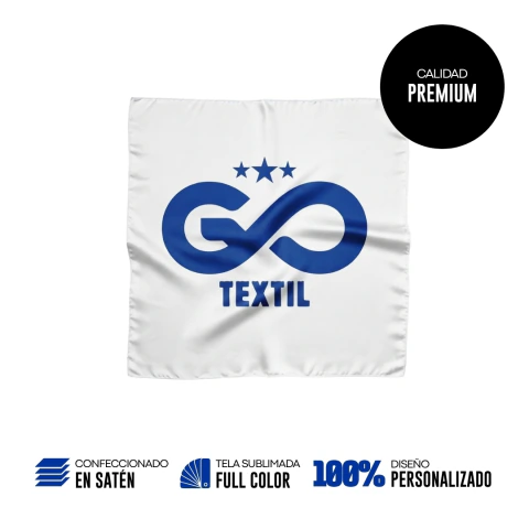 Pañuelo Premium de Satén Personalizado
