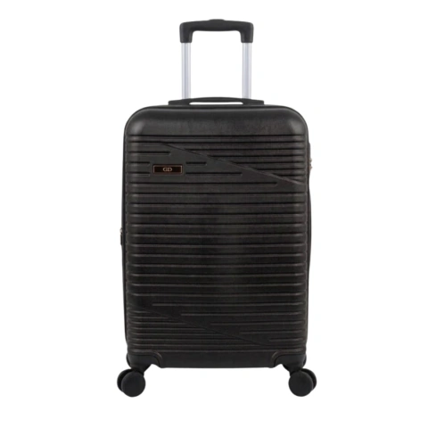 Valija GO Mediana 21" Rígida Negro - Ideal para Viajes Cortos